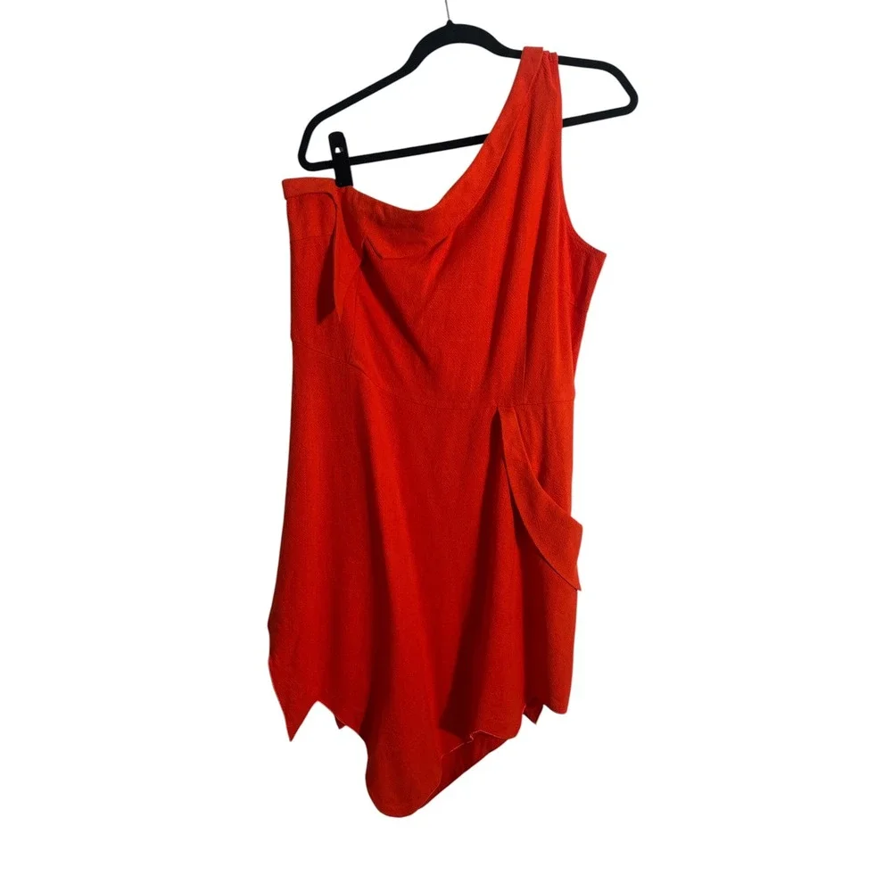 FASHION BRAND COMPANY by Penelope Gazin One Shoulder Fern Gully Dress